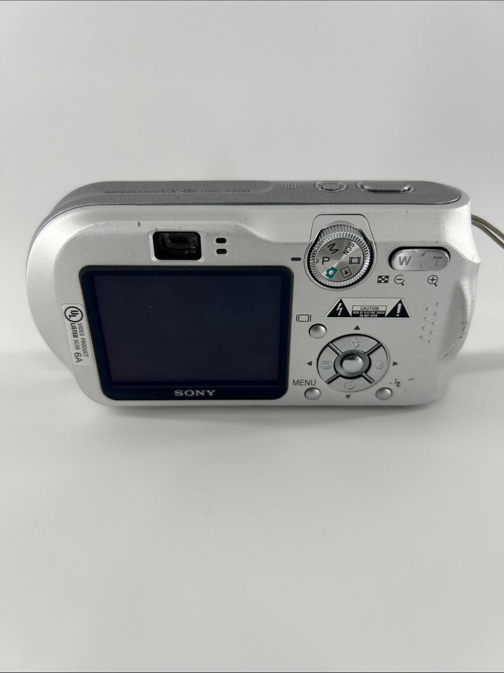 Sony Cyber-Shot DSC-P200 Digital Camera 7.2MP w/ Battery Silver Carl Zeiss - Picture 11 of 15